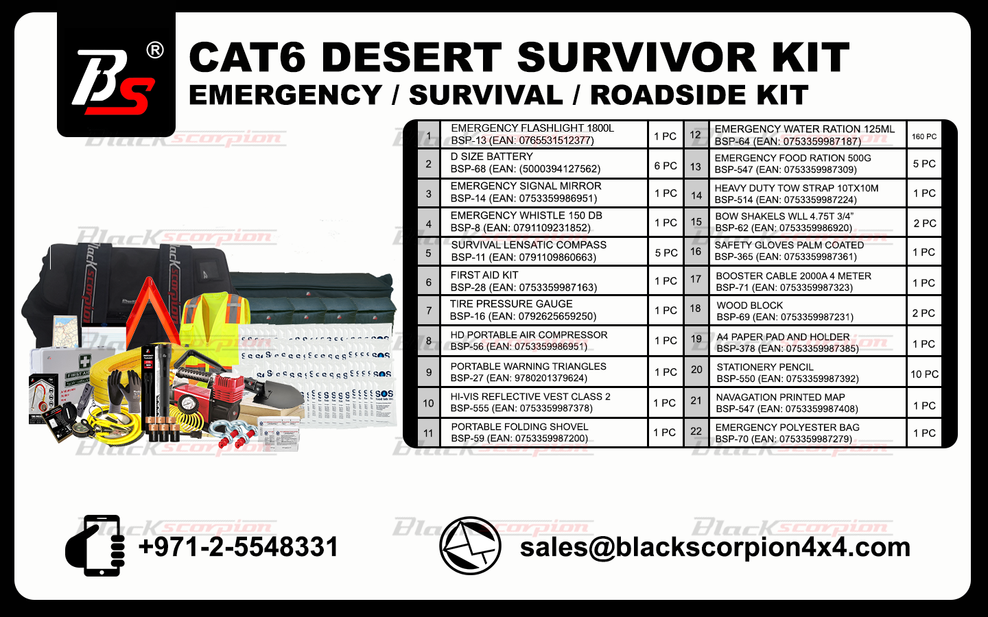 DESERT SURVIVOR KIT